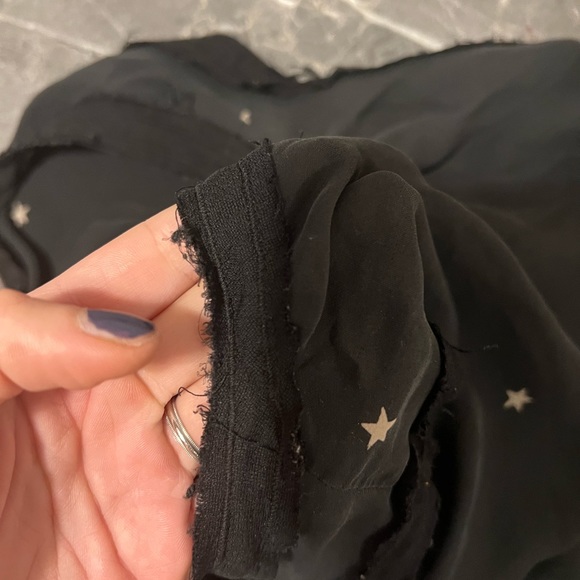 All saints silk blouse with stars - Picture 4 of 5